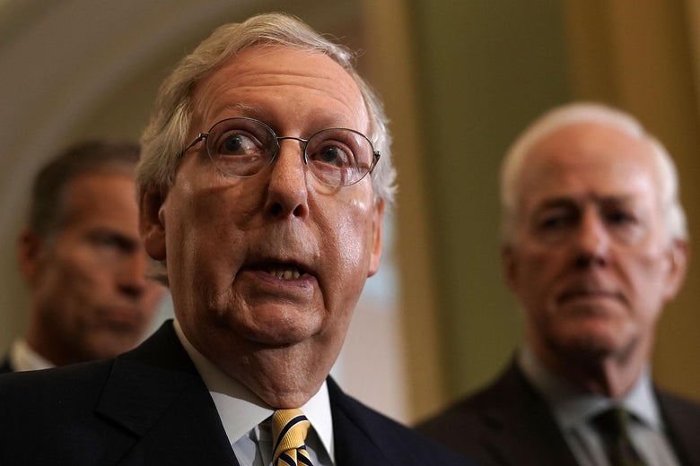 Senate Majority Leader Mitch McConnell.